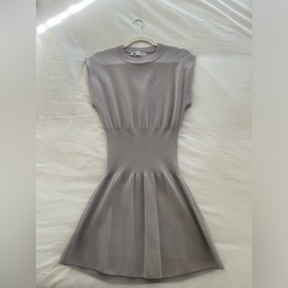 Gray Zara Knit Dress in Medium